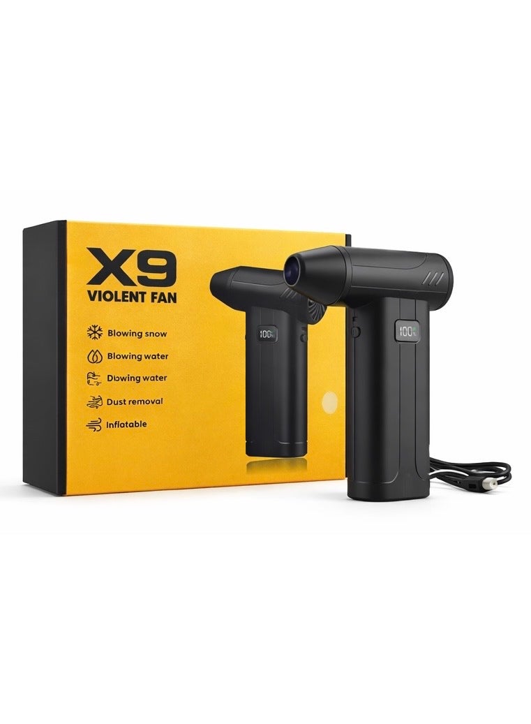 X9 Cordless Air Duster 5 Speed Rechargeable USB-C Handheld Turbo Blower - Image 1
